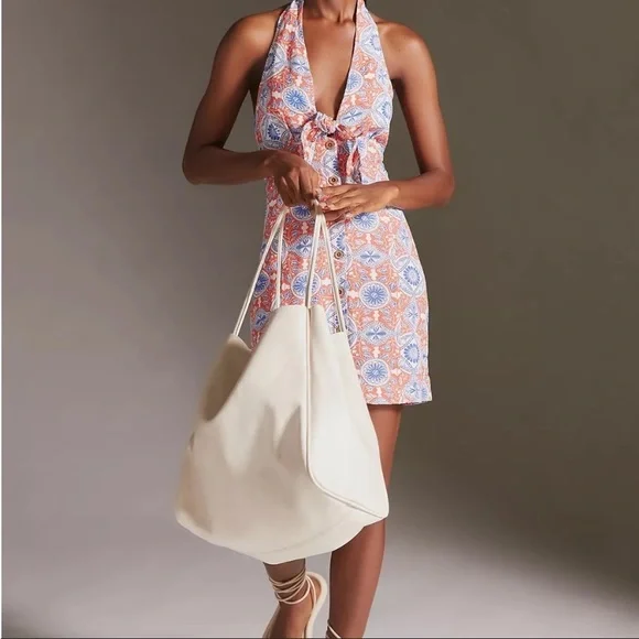 Maeve Halter Slim Mini Dress - Picture 2 of 10